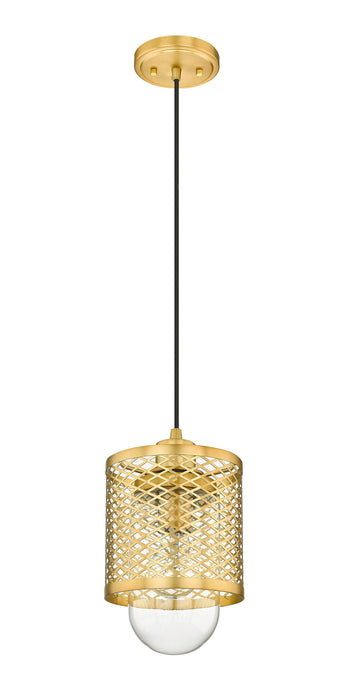 Pendant Z-Lite 3037MP-RB Rubbed Brass Kipton 1 Light Pendant Z-Lite