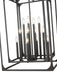 Chandelier Z-Lite 3038-12MB Matte Black Easton 12 Light Chandelier Z-Lite