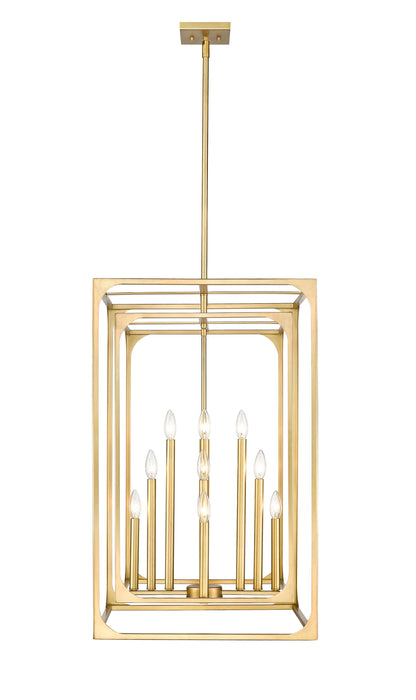 Chandelier Z-Lite 3038-12RB Rubbed Brass Easton 12 Light Chandelier Z-Lite