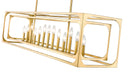 Linear Chandelier Z-Lite 3038-13L-RB Rubbed Brass Easton 13 Light Linear Chandelier Z-Lite