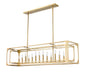 Linear Chandelier Z-Lite 3038-13L-RB Rubbed Brass Easton 13 Light Linear Chandelier Z-Lite