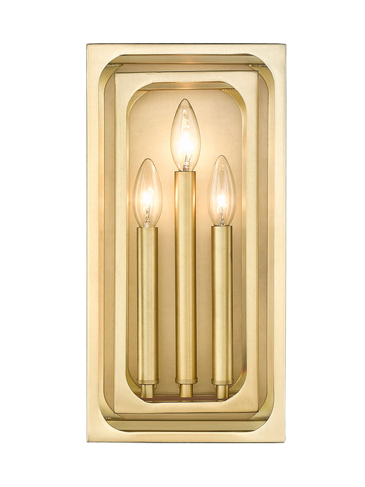 Wall Sconce Z-Lite 3038-3S-RB Rubbed Brass Easton 3 Light Wall Sconce Z-Lite