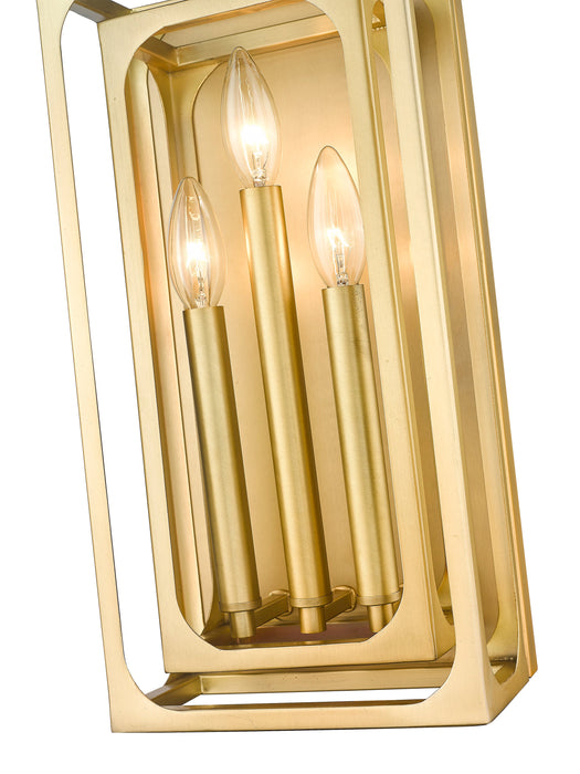 Wall Sconce Z-Lite 3038-3S-RB Rubbed Brass Easton 3 Light Wall Sconce Z-Lite