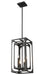 Chandelier Z-Lite 3038-4MB Matte Black Easton 4 Light Chandelier Z-Lite