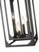 Chandelier Z-Lite 3038-4MB Matte Black Easton 4 Light Chandelier Z-Lite