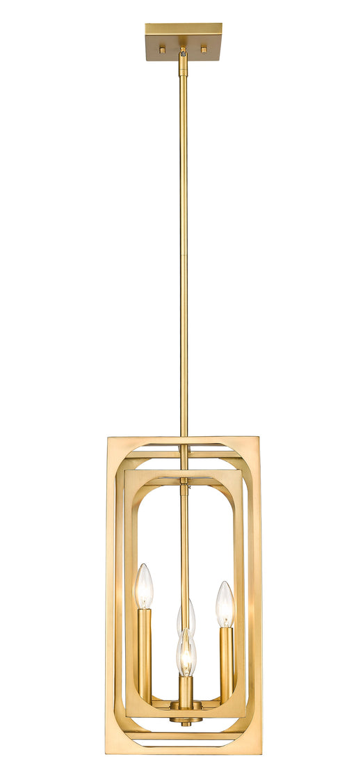 Chandelier Z-Lite 3038-4RB Rubbed Brass Easton 4 Light Chandelier Z-Lite
