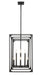 Chandelier Z-Lite 3038-8MB Matte Black Easton 8 Light Chandelier Z-Lite