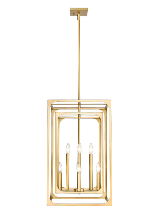 Chandelier Z-Lite 3038-8RB Rubbed Brass Easton 8 Light Chandelier Z-Lite