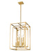 Chandelier Z-Lite 3038-8RB Rubbed Brass Easton 8 Light Chandelier Z-Lite