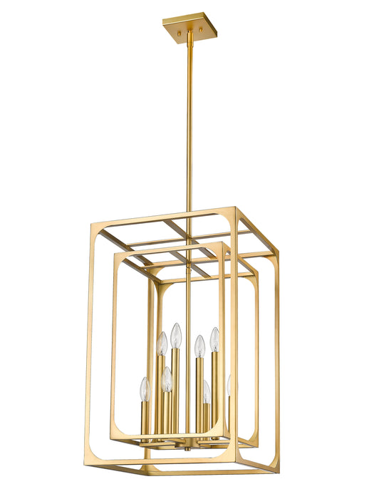 Chandelier Z-Lite 3038-8RB Rubbed Brass Easton 8 Light Chandelier Z-Lite