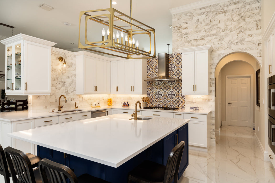 Linear Chandelier Z-Lite 3038-9L-RB Rubbed Brass Easton 9 Light Linear Chandelier Z-Lite