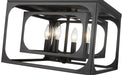 Flush Mount Z-Lite 3038F-MB Matte Black Easton 4 Light Flush Mount Z-Lite