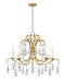 Chandelier Z-Lite 3039-38GG Gilded Gold Amara 5 Light Chandelier Z-Lite
