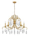 Chandelier Z-Lite 3039-38GG Gilded Gold Amara 5 Light Chandelier Z-Lite