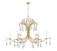 Chandelier Z-Lite 3039-59GG Gilded Gold Amara 6 Light Chandelier Z-Lite