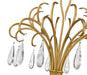 Chandelier Z-Lite 3039-59GG Gilded Gold Amara 6 Light Chandelier Z-Lite