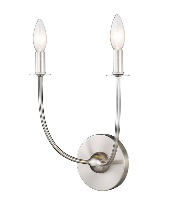 Wall Sconce Z-Lite 3040-2S-BN Brushed Nickel Shannon 2 Light Wall Sconce Z-Lite