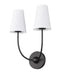 Wall Sconce Z-Lite 3040-2S-MB Matte Black Shannon 2 Light Wall Sconce Z-Lite