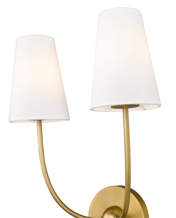 Wall Sconce Z-Lite 3040-2S-RB Rubbed Brass Shannon 2 Light Wall Sconce Z-Lite