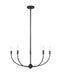 Chandelier Z-Lite 3040-32MB Matte Black Shannon 5 Light Chandelier Z-Lite