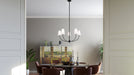 Chandelier Z-Lite 3040-32MB Matte Black Shannon 5 Light Chandelier Z-Lite