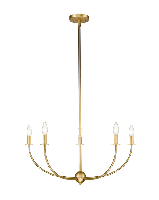 Chandelier Z-Lite 3040-32RB Rubbed Brass Shannon 5 Light Chandelier Z-Lite
