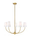 Chandelier Z-Lite 3040-32RB Rubbed Brass Shannon 5 Light Chandelier Z-Lite