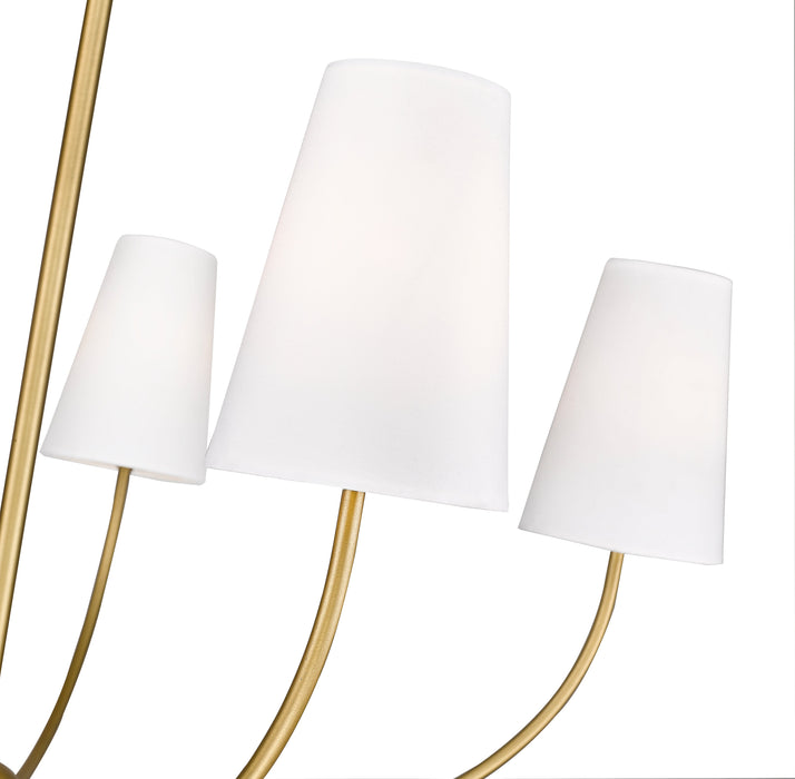 Chandelier Z-Lite 3040-32RB Rubbed Brass Shannon 5 Light Chandelier Z-Lite