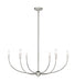 Chandelier Z-Lite 3040-42BN Brushed Nickel Shannon 6 Light Chandelier Z-Lite