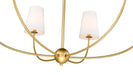 Chandelier Z-Lite 3040-42RB Rubbed Brass Shannon 6 Light Chandelier Z-Lite