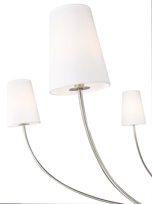 Chandelier Z-Lite 3040-62BN Brushed Nickel Shannon 6 Light Chandelier Z-Lite
