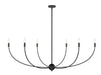 Chandelier Z-Lite 3040-62MB Matte Black Shannon 6 Light Chandelier Z-Lite