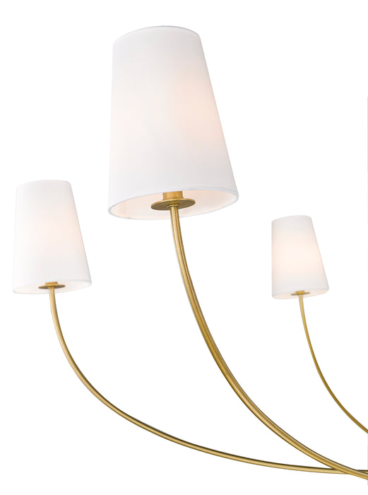 Chandelier Z-Lite 3040-62RB Rubbed Brass Shannon 6 Light Chandelier Z-Lite
