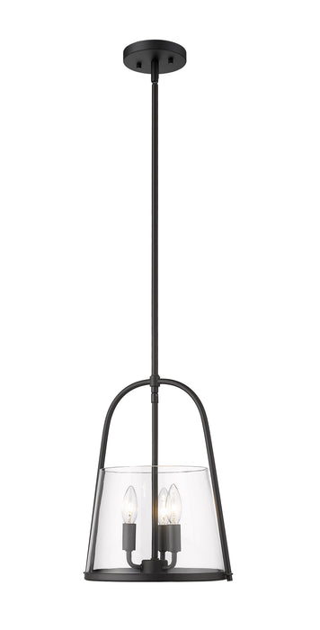 Pendant Z-Lite 3041P12-MB Matte Black Archis 3 Light Pendant Z-Lite