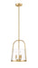 Pendant Z-Lite 3041P12-MGLD Modern Gold Archis 3 Light Pendant Z-Lite