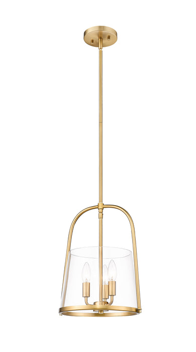 Pendant Z-Lite 3041P12-MGLD Modern Gold Archis 3 Light Pendant Z-Lite