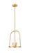 Pendant Z-Lite 3041P12-MGLD Modern Gold Archis 3 Light Pendant Z-Lite