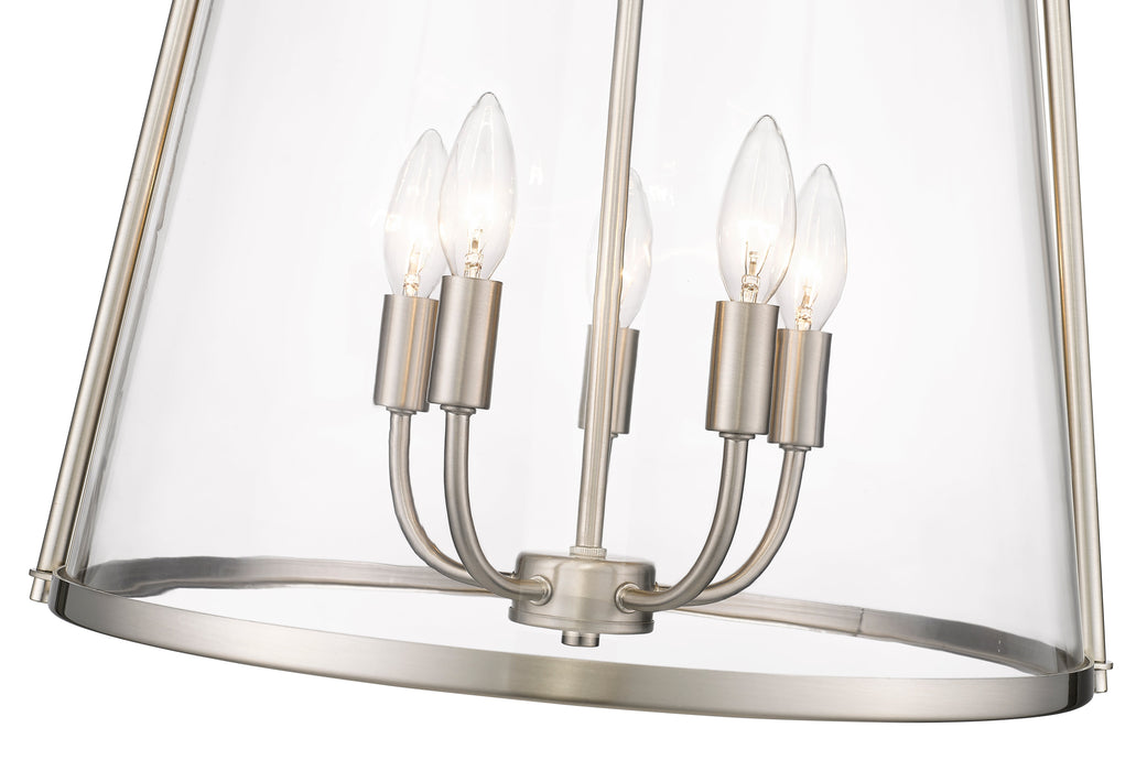 Pendant Z-Lite 3041P18-BN Brushed Nickel Archis 5 Light Pendant Z-Lite