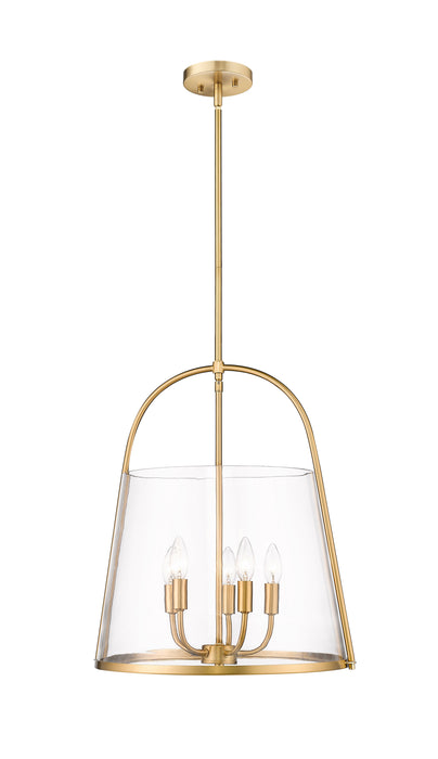 Pendant Z-Lite 3041P18-MGLD Modern Gold Archis 5 Light Pendant Z-Lite