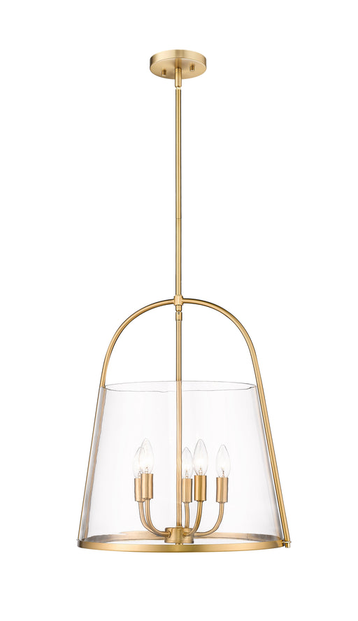 Pendant Z-Lite 3041P18-MGLD Modern Gold Archis 5 Light Pendant Z-Lite