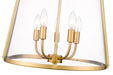 Pendant Z-Lite 3041P18-MGLD Modern Gold Archis 5 Light Pendant Z-Lite