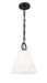 Pendant Z-Lite 3042P10-MB Matte Black Alaric 1 Light Pendant Z-Lite