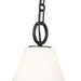 Pendant Z-Lite 3042P10-MB Matte Black Alaric 1 Light Pendant Z-Lite