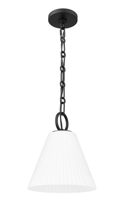 Pendant Z-Lite 3042P10-MB Matte Black Alaric 1 Light Pendant Z-Lite