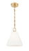Pendant Z-Lite 3042P10-MGLD Modern Gold Alaric 1 Light Pendant Z-Lite