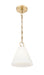 Pendant Z-Lite 3042P10-MGLD Modern Gold Alaric 1 Light Pendant Z-Lite