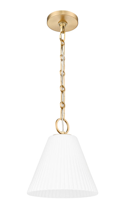 Pendant Z-Lite 3042P10-MGLD Modern Gold Alaric 1 Light Pendant Z-Lite