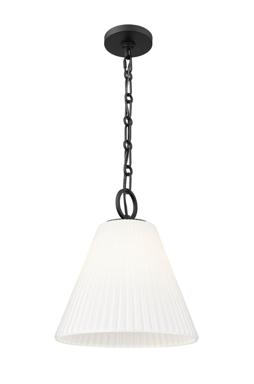 Pendant Z-Lite 3042P14-MB Matte Black Alaric 1 Light Pendant Z-Lite