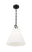 Pendant Z-Lite 3042P14-MB Matte Black Alaric 1 Light Pendant Z-Lite