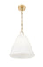 Pendant Z-Lite 3042P14-MGLD Modern Gold Alaric 1 Light Pendant Z-Lite